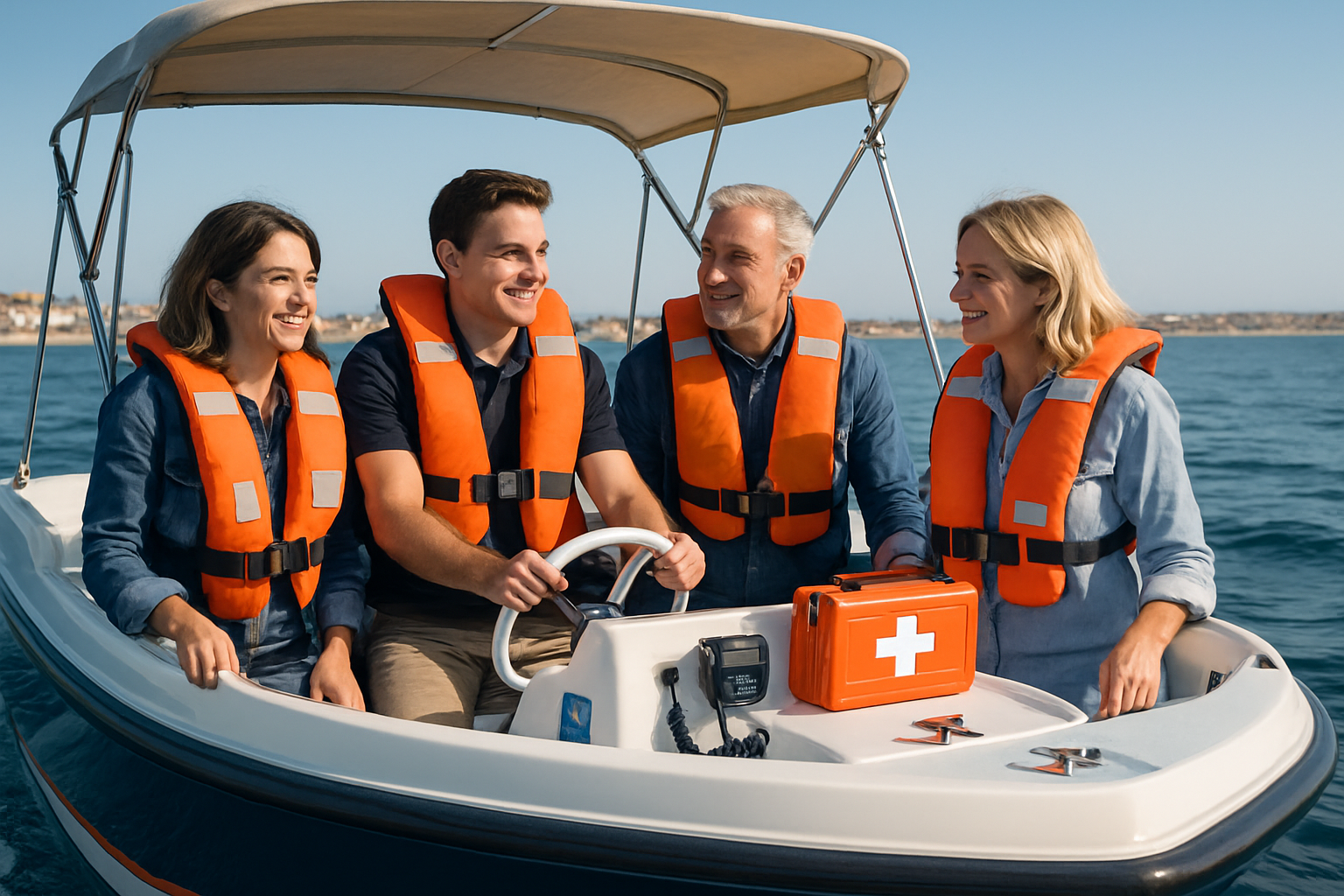 Sécurité en mer : navigation familiale en bateau équipé, Cap d’Agde